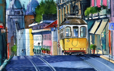 Дестинация УДОВОЛСТВИЕ: пътешествие с писане и малки рисунки в Португалия